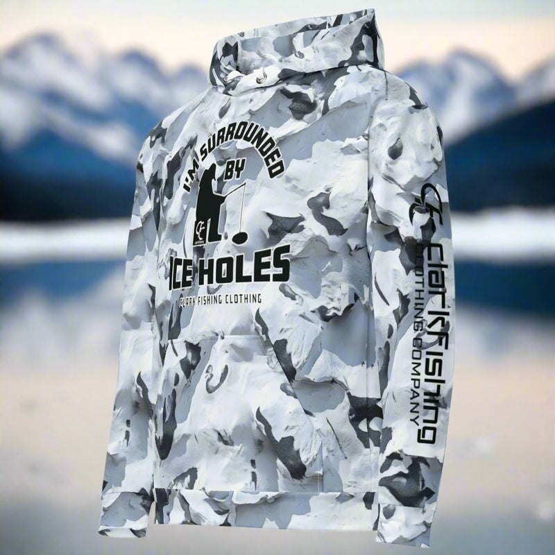 520 GSM Heavyweight I'm Surrounded by Ice Holes Hoodie