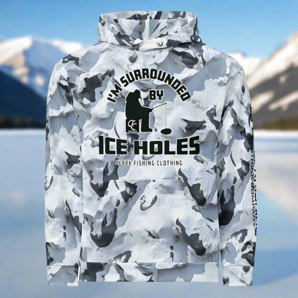 520 GSM Heavyweight I'm Surrounded by Ice Holes Hoodie