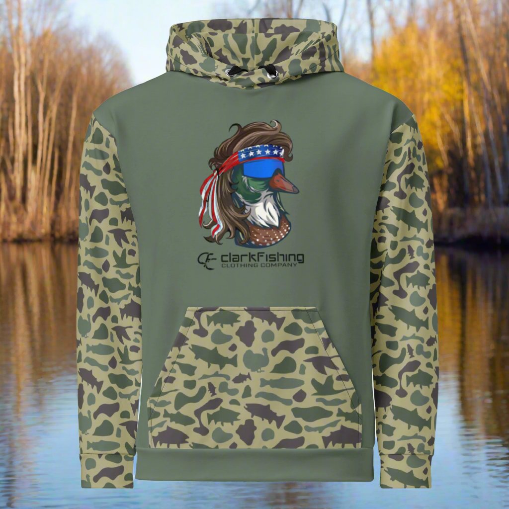 Duck Camo Redneck Mallard Hoodie – Clark Fishing Clothing