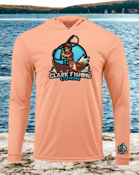 Youth Bahama Performance Hooded Long Sleeve T-Shirt UPF 50