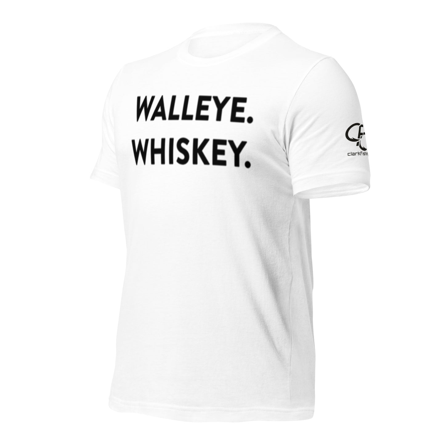 Clark Fishing Clothing's WALLEYE. WHISKEY. Tee