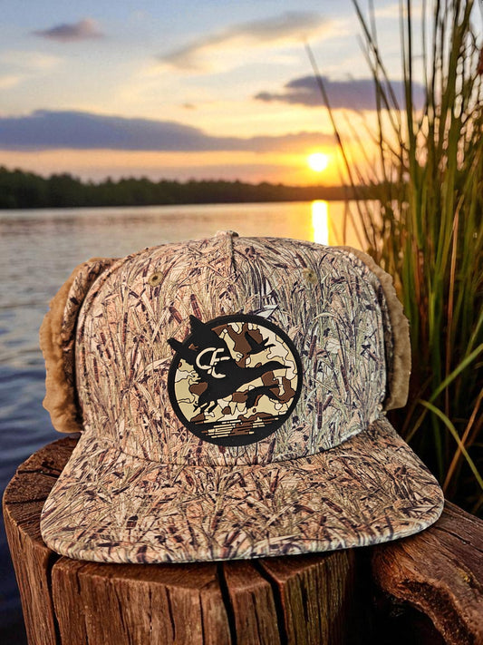 Fall/Winter Trapper Camo Hat (The Uncle Larry)