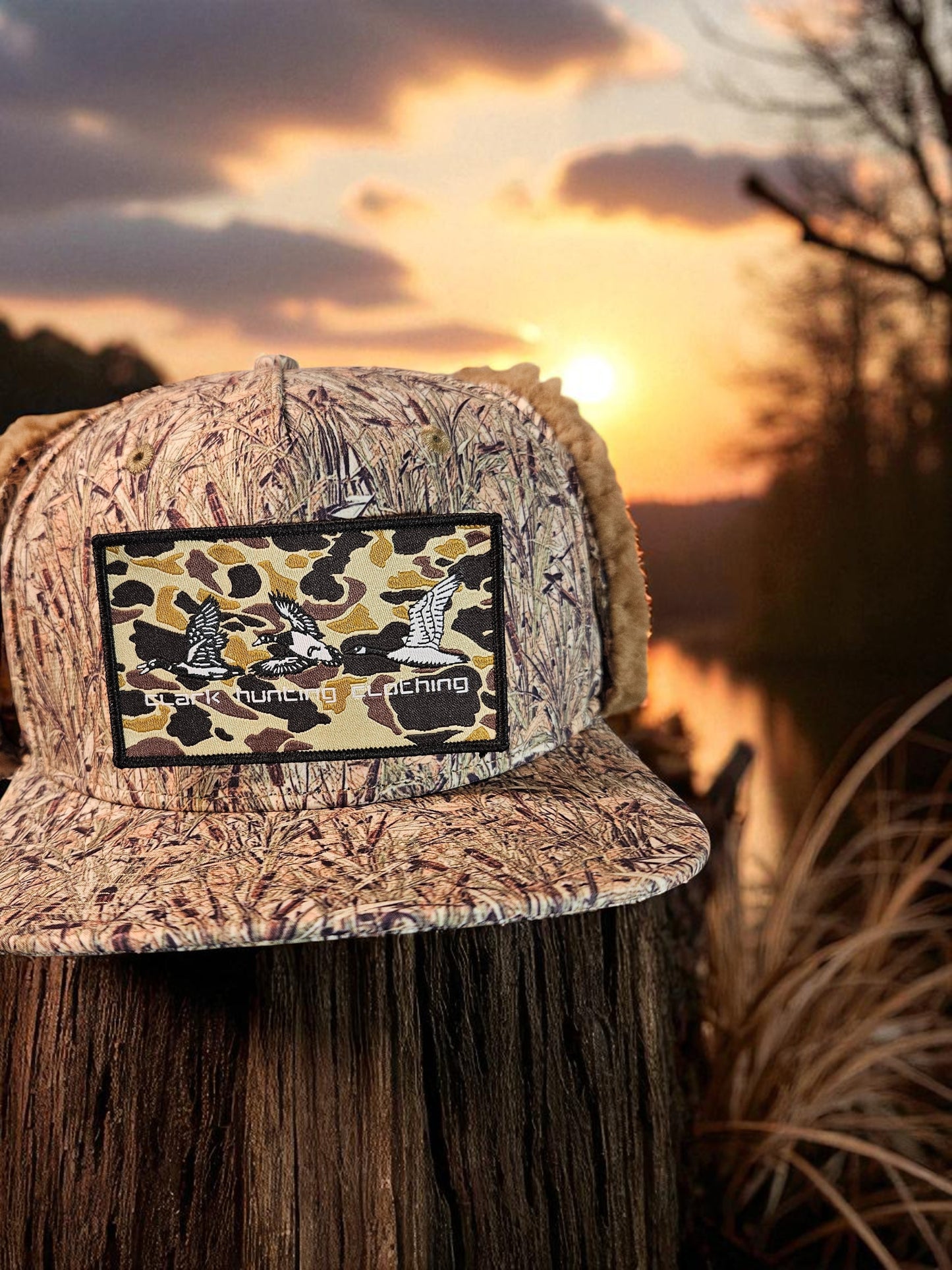 Fall/Winter Trapper Camo Hat (The Uncle Larry)