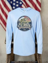 Lake Trout - America - Granby, CO UPF50 Hooded Fishing Shirt