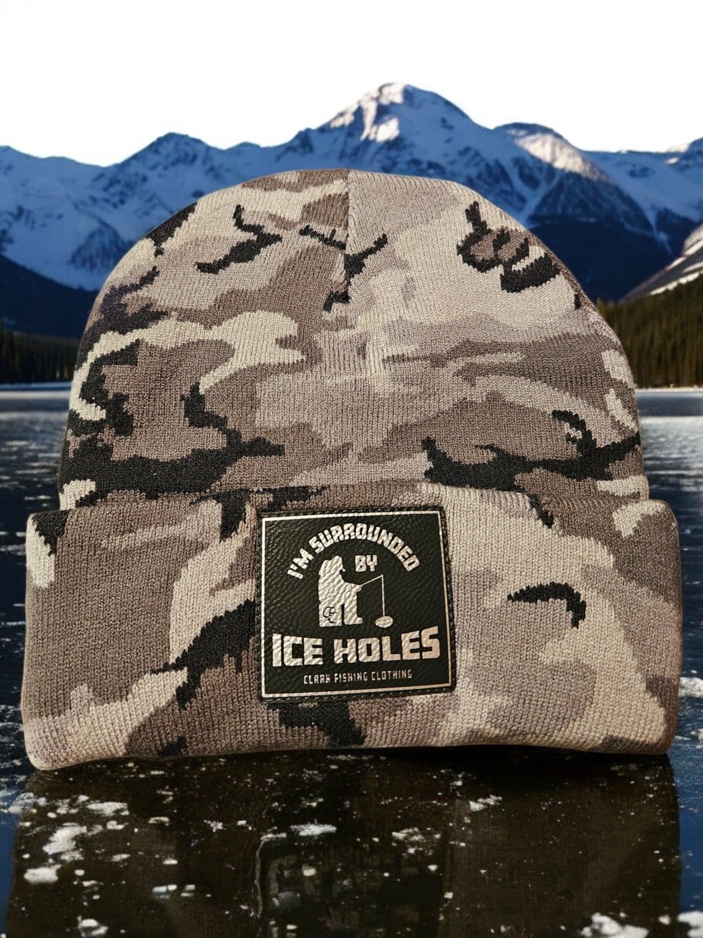 I'm Surrounded by Iceholes 12" Solid Cuffed Beanie