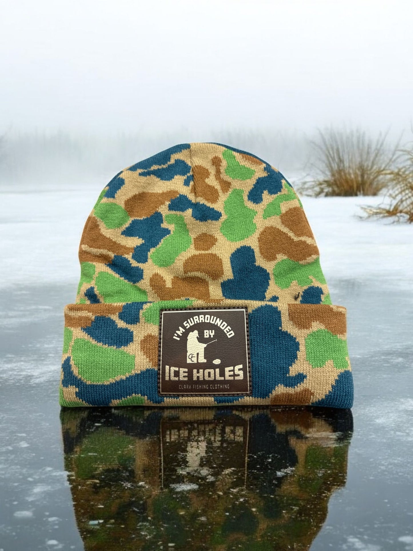 I'm Surrounded by Iceholes Beanie Duck Camo