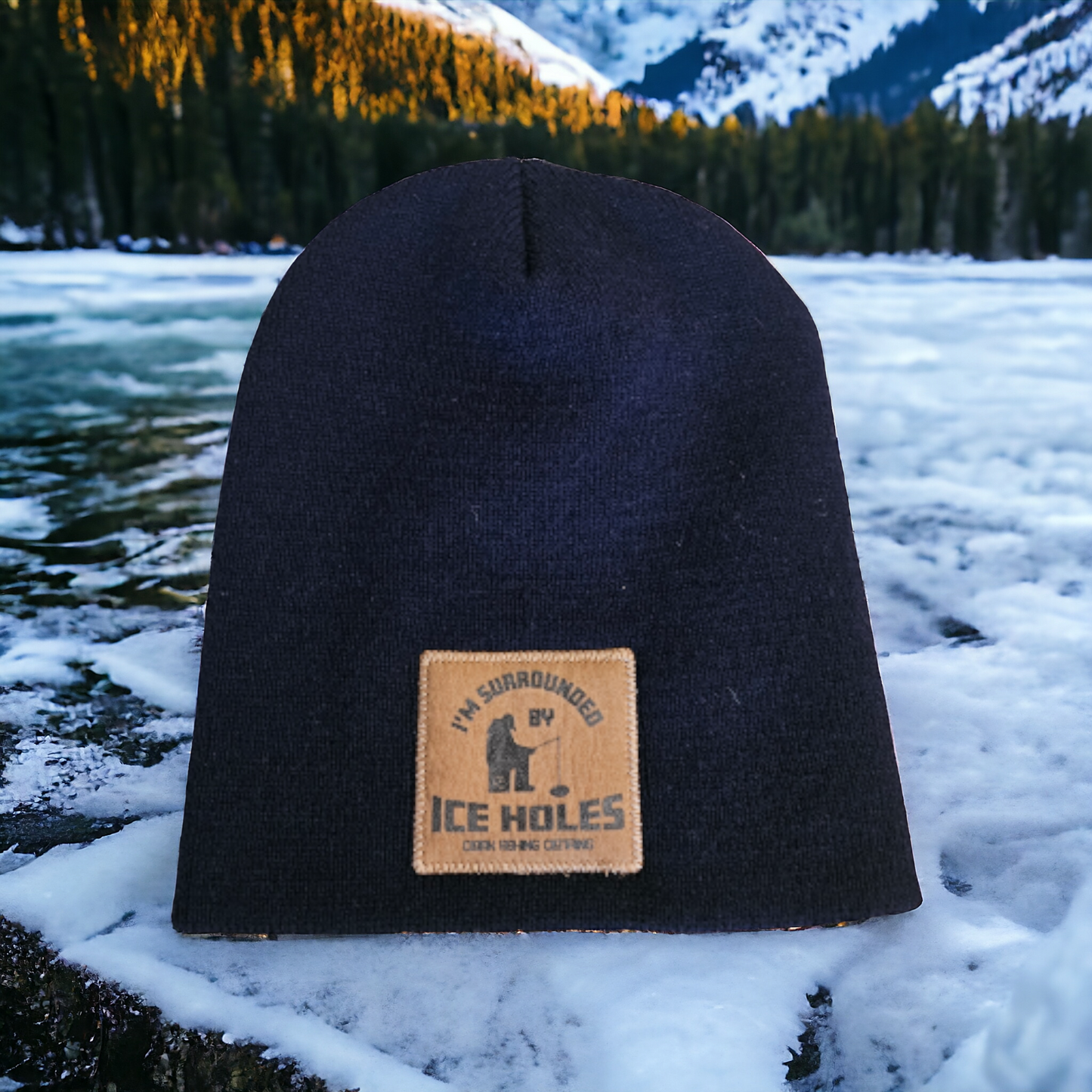 Custom Surrounded By Iceholes Beanie