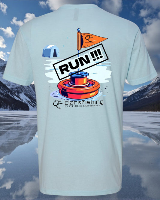 RUN!!! Flag is UP - Tip Up Tee