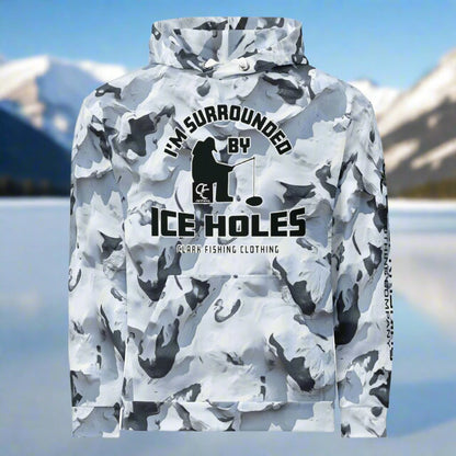 520 GSM Heavyweight Hoodie I'm Surrounded by Ice Holes Hoodie