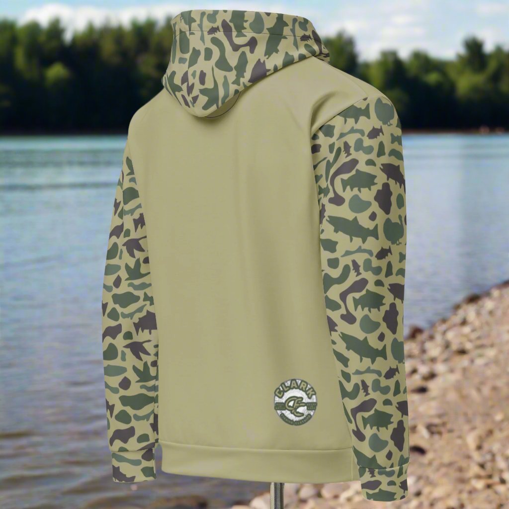 Custom Fish and Waterfowl Camo Hoodie