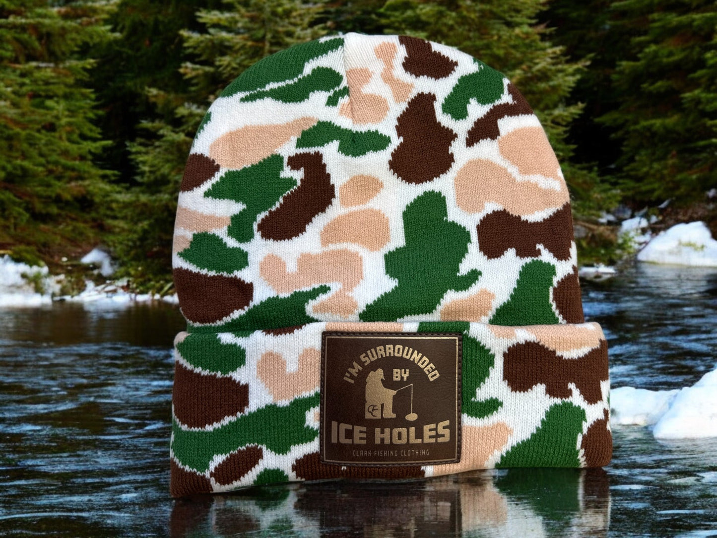 I'm Surrounded by Iceholes Beanie Duck Camo (5 Colorways Available)