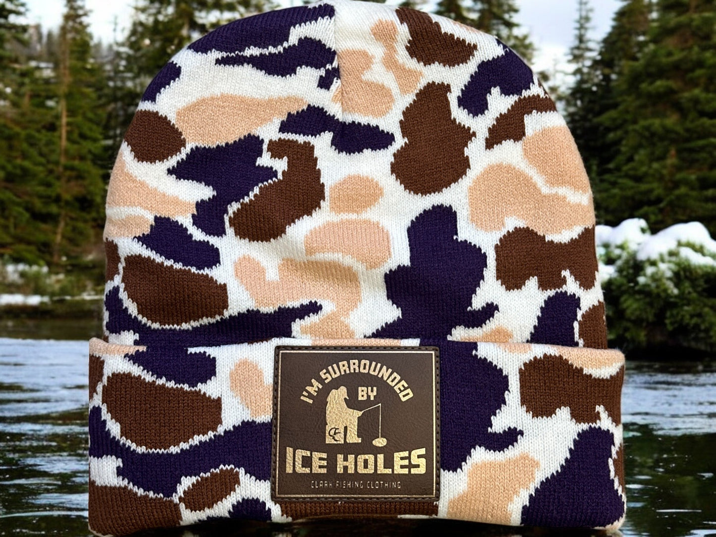 I'm Surrounded by Iceholes Beanie Duck Camo (5 Colorways Available)