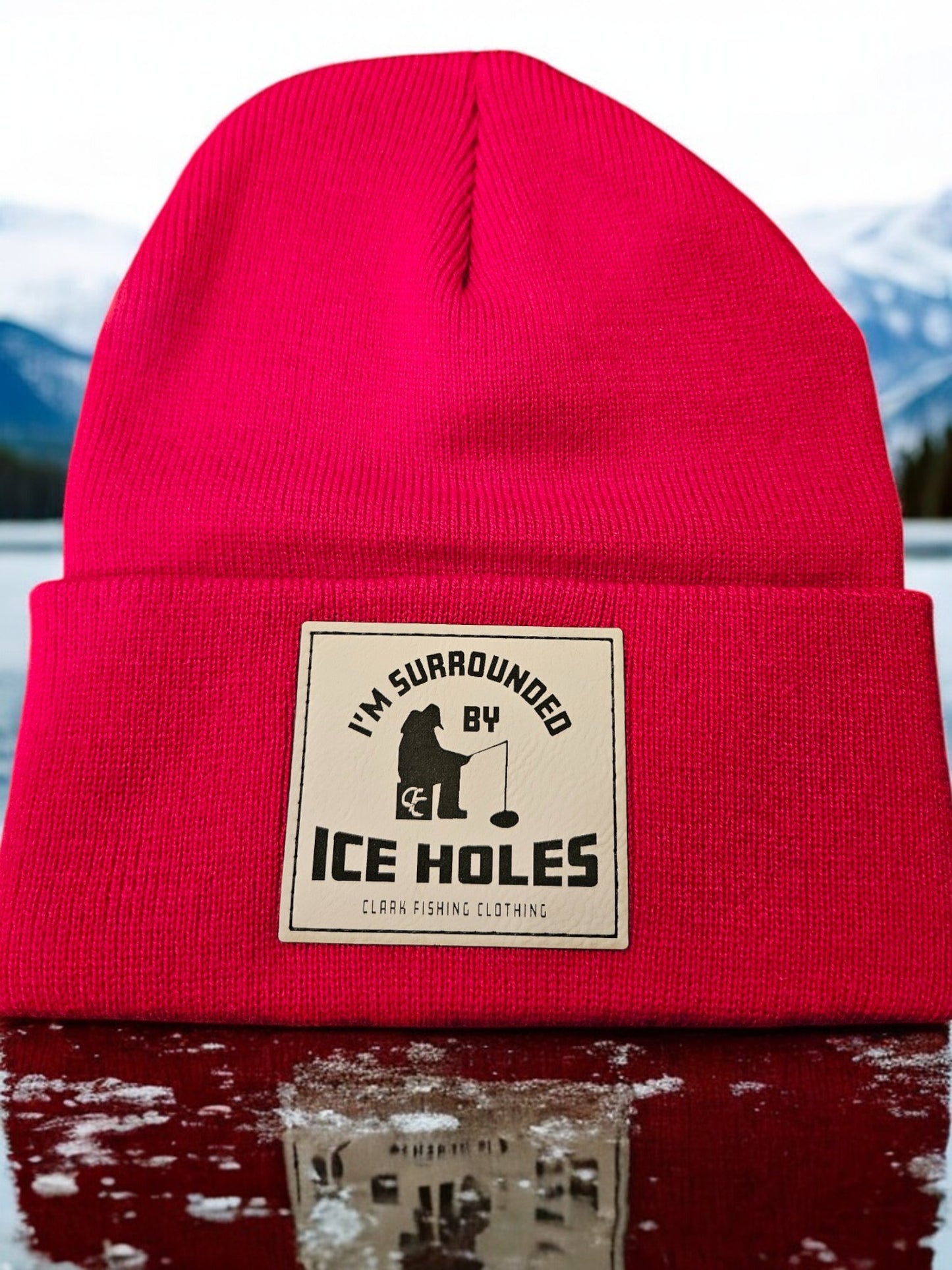 I'm Surrounded by Iceholes 12" Solid Cuffed Beanie