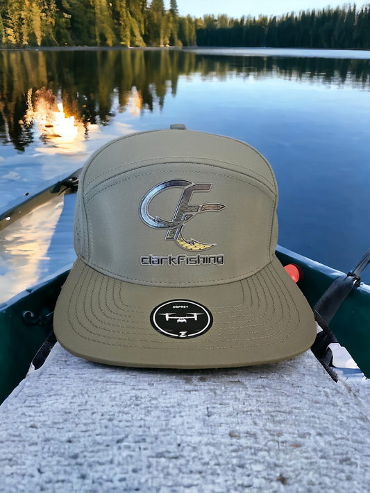 Custom 7 Panel Walleye Fishing Hat