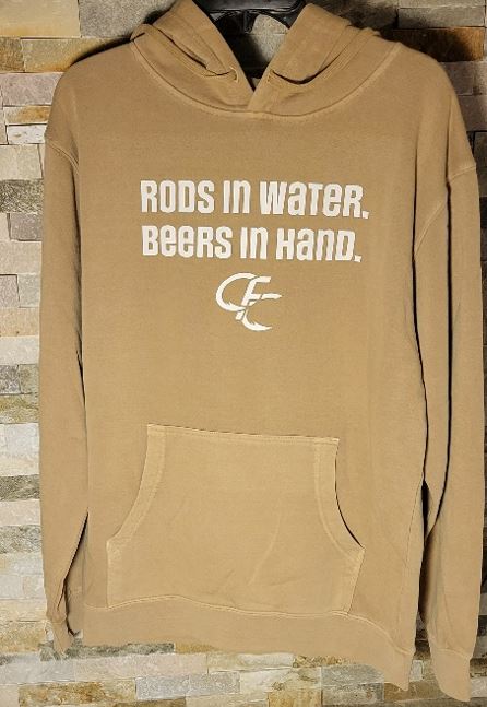 Rods in Water - Beers in Hand Hoodie