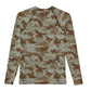 CFC Youth Rash Guard Green Camo W/ Black