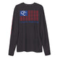 CFC Salmon Flag Long Sleeve Fitted Crew