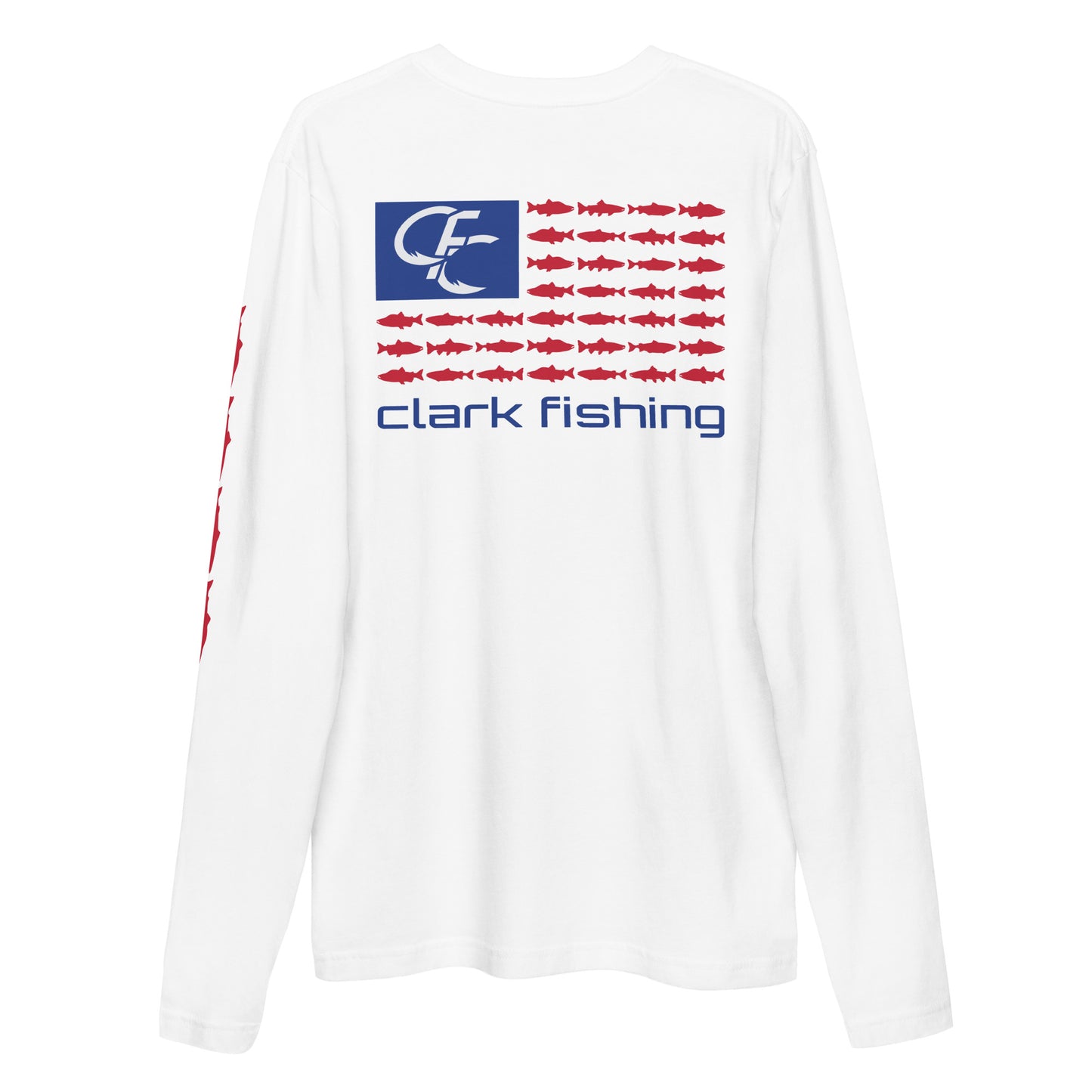 CFC Salmon Flag Long Sleeve Fitted Crew