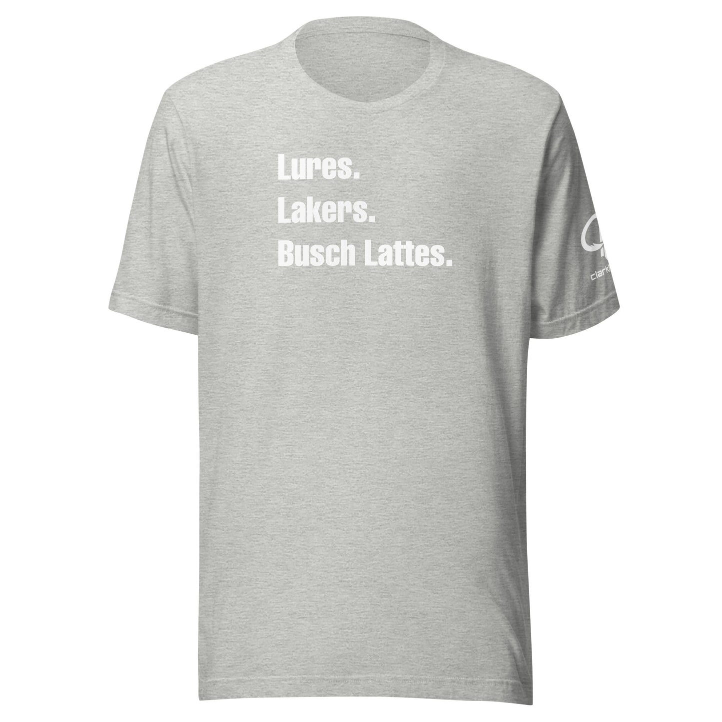 Lures. Lakers. Busch Lattes. CFC Tee